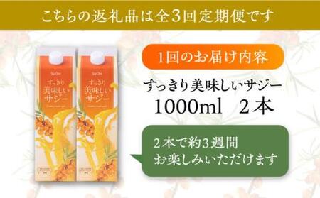 【全3回定期便】すっきり美味しいサジー 2本 [VAX036] サジージュース