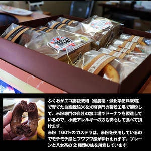 【ふるさと納税】グルテンフリー 米粉ドーナツ・米粉カステラセット 千石屋 ドーナツ 豆乳 米 お米 米粉 九州産 母の日 プレゼント ギフト お菓子 スイーツ 和菓子 食べ物 食事 花とスイーツ 福岡県宮若産 国産 M594