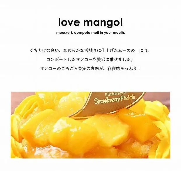 【福岡市】トロピカルムースケーキ(パッションフルーツ&マンゴー) 5号 15cm径 ストロベリーフィールズ | 菓子 おかし 食品 人気 おすすめ 送料無料