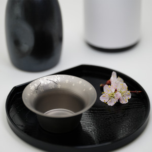 純チタン製お猪口 富士（Fuji）春