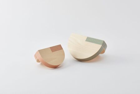 ウォールシェルフ「cap / L」