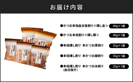 ご家庭で料亭のダシを！鰹節屋の本格削り節セット K020-011 魚