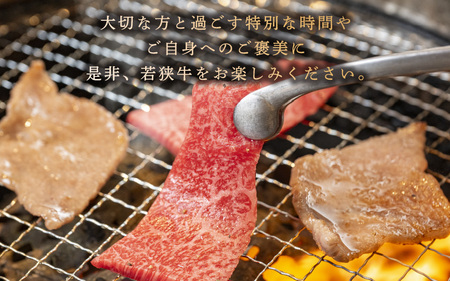 牛肉 若狭牛 焼肉セット2種 1kg（バラ 500g / ロース 500g）【牛肉 黒毛和牛 黒毛和種 黒毛 和牛 国産 カルビ 冷凍 小分け バーべキュー BBQ 焼き肉 焼肉 グルメ 父の日 母の日 敬老の日 お中元 お歳暮 ギフト 誕生日 贈り物 プレゼント キャンプ飯 お取り寄せ】 [m15-e001]