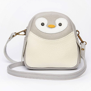 ペンギン ミニショルダーバッグ 本革使用 ペンギンバッグ ペンギンショルダー 動物バッグ [1493]