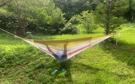 キャンプ  方舟ベッドハンモック「クイーン・エリザベス」