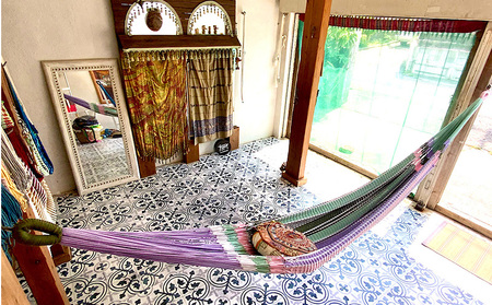 キャンプ  方舟ベッドハンモック「春の息吹」 