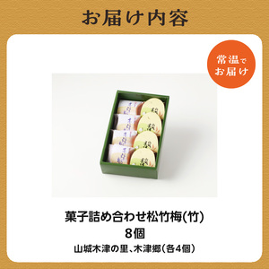 【父の日ギフト】≪6月21日お届け≫ 菓子詰め合わせ松竹梅(竹) 京都 長盛堂  老舗 自家製餡 和菓子 父の日 プレゼント 贈答 ギフト 009-07-F
