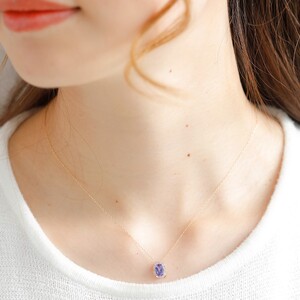 K18 briller/ブリエ オーバル ネックレス 28691