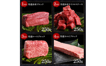 ＜6ヶ月定期便＞ 土佐和牛詰め合わせ6種（合計1.5kg）