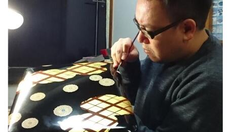 秀衡塗　特大文庫　オーダーメイド紋様 / 漆器 漆塗 うるしぬり 手塗り オーダーメイド 木製 伝統工芸品 和 お正月 高級 結婚 新築祝い お祝い 贈答 贈り物 プレゼント ギフト 香典返し お返し おもてなし【ocy928-om-l-1】