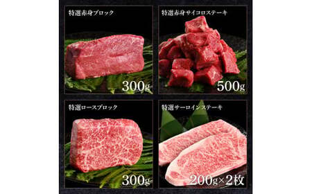 土佐あか牛協会が認定する「土佐熟成あかうし」8種（合計3.3kg）