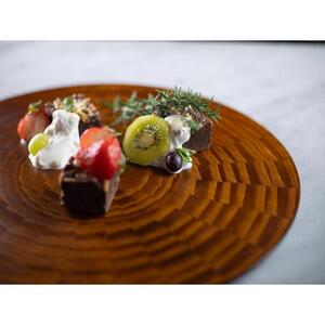RAYS PLATE Round L 漆 １枚 ｜トレー プレート お皿 皿 食器 インテリア