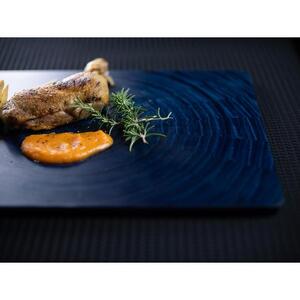 RAYS PLATE Rectangle 藍染 １枚 ｜トレー プレート お皿 皿 食器 インテリア