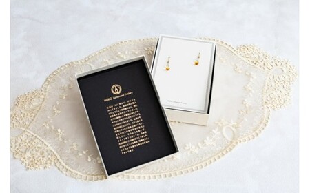 こがこもれびあーと　ピアス（フラム） ※着日指定可 | アクセサリー ピアス 耐熱 ガラス ハリオランプファクトリー HARIO 焚火 炎 オリジナル おしゃれ かわいい _DP66