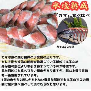 【3ヶ月連続】マルア阿部商店 氷塩熟成 食べ比べ定期便 紅鮭 秋鮭 カマ サケ 鮭 しゃけ 海鮮 魚 海鮮 定期便 分布会 北海道 F4F-8093