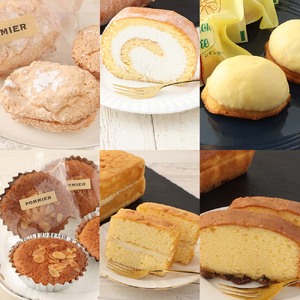 増量版ポミエのスイーツ定期便（６回コース）レモンケーキ マドレーヌ ロールケーキ ダックワーズ ショコラブラン ブランデーケーキ【J00085】