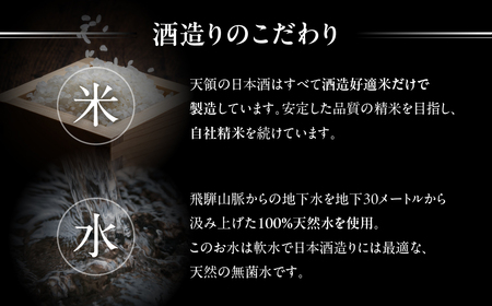 純米大吟醸 天禄拝領 （1800ml×1本）【2-31】