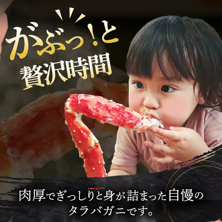 タラバガニ脚 約1.3kg 極太6Lサイズ かに カニ 蟹 [宮城県 気仙沼市 20564363]