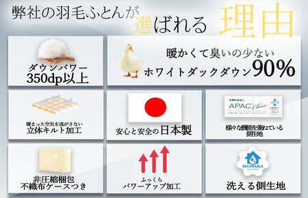 洗える羽毛布団 シングル コーラル 羽毛0.8kg 通年 抗菌防臭