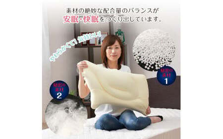 Luna Fit pillow（ルナフィットピロー） 2個セット【まくら】 枕 マクラ 綿 寝具 睡眠 安眠 快適 快眠 熟睡 洗える