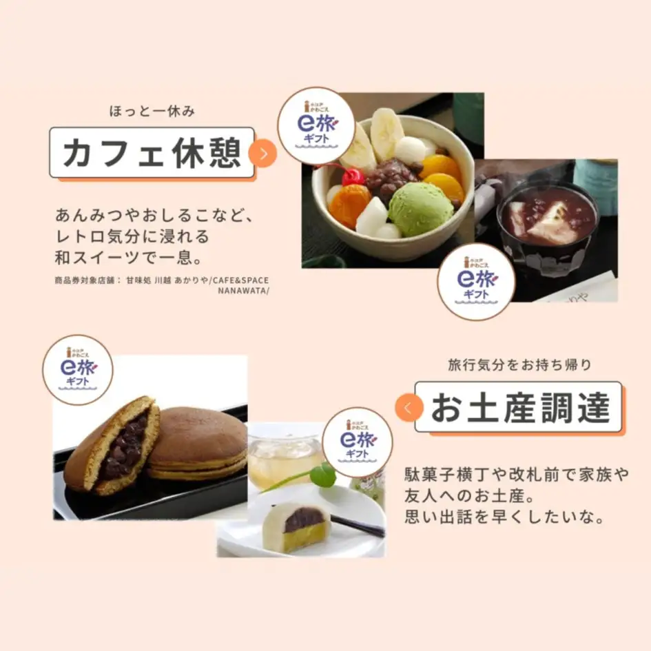 旅先納税・小江戸かわごえe旅ギフト（寄附額30000円） ／ 電子商品券 川越市内 店舗 埼玉県