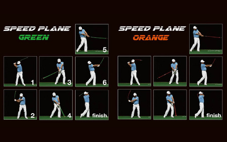 ゴルフ スイング練習機 SPEED PLANE スピードプレーン 2本セット：ツアープロも使用！プロ監修の究極スイング練習機