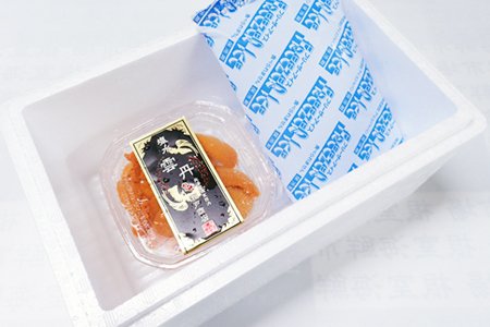 根室海鮮市場＜直送＞無添加むきたてムラサキウニ塩水パック50～60g×1P G-28001