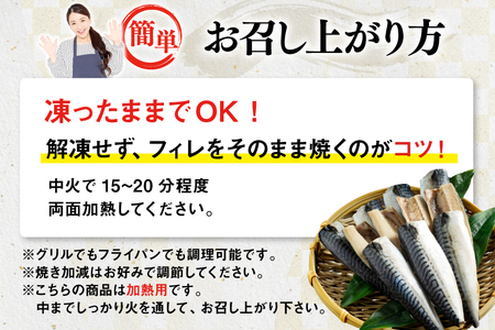 訳あり 減塩 無添加 塩サバ フィレ Mサイズ 総重量 3kg (15-21枚入) [足利本店 宮城県 気仙沼市 20565687]