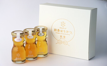 【数量限定】山桜はちみつと春の田舎はちみつの3種ギフトセット[結蜜 Musubi-R3山桜] 【茨城県共通返礼品／五霞町】 生ハチミツ 非加熱 茨城県産 あかぼっけ ギフト 贈り物 セット 蜂蜜 はちみつ