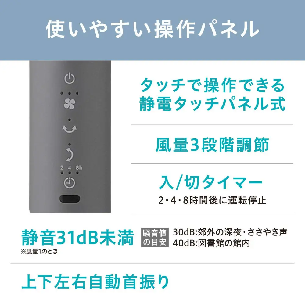 サーキュレーター扇風機 ACスタンドファン マイコン式 アイリスオーヤマ STF-AC15TEC-H グレー サーキュレーター