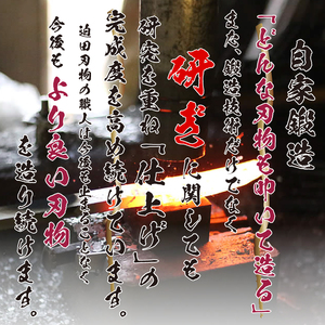 【 万能包丁18cm 】 土佐打ち 鍛造包丁