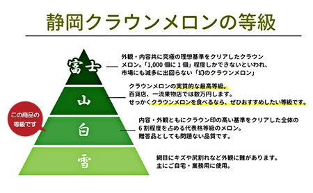 高級クラウンマスクメロン 白等級 1.3kg 1玉入り【配送不可：離島】 