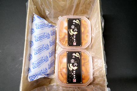 無添加むきたてムラサキウニ塩水パック50～60g×5P[5月下旬以降発送] C-11053