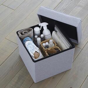 椅子　折りたたみ収納スツール　レギュラー SSTR-38 ライトグレー