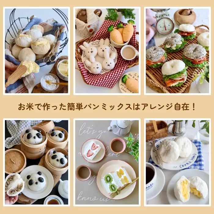 お米で作った簡単パンミックス（300g×10セット） No.496