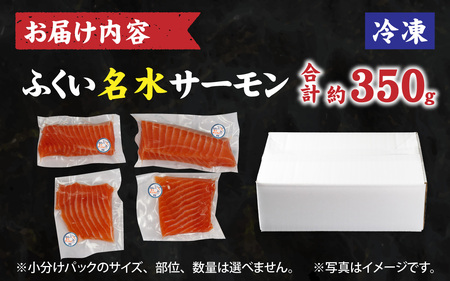 ふくい名水サーモン（小分けパック）約350ｇ[A-065057] / サーモン