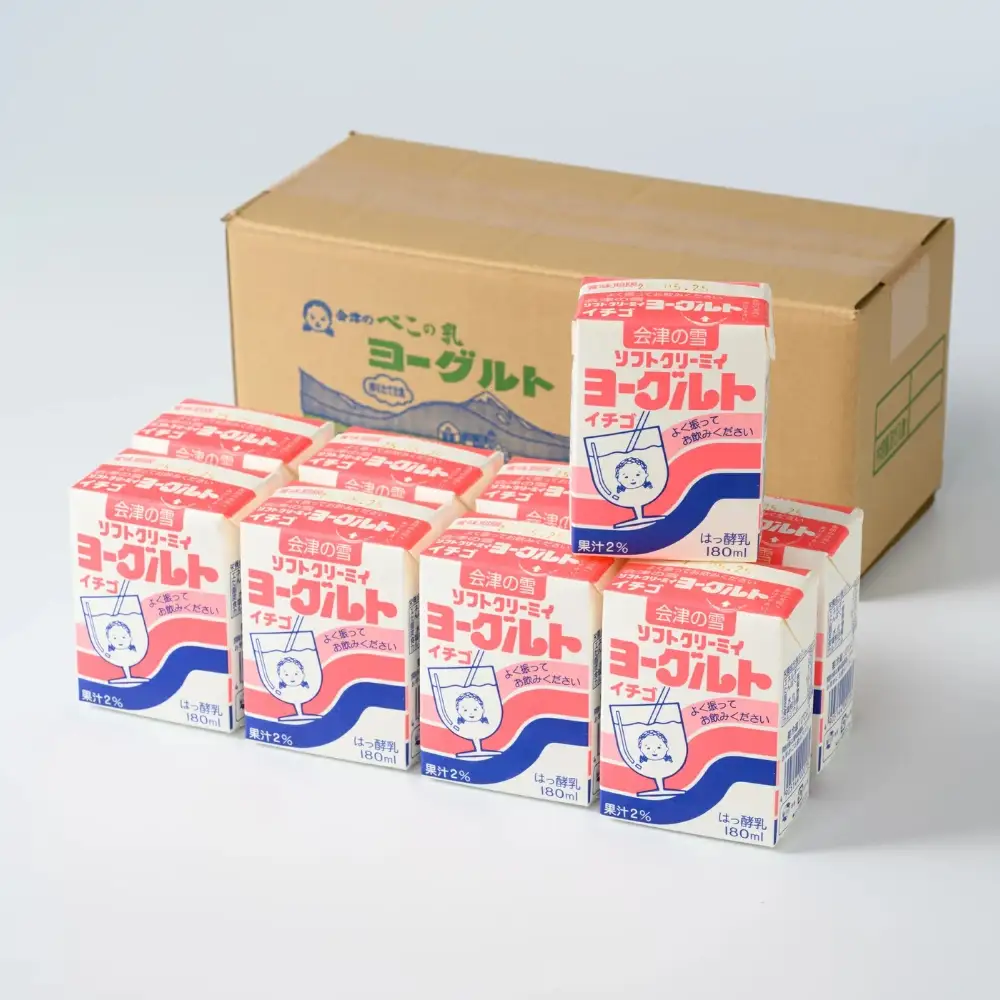 飲むヨーグルト ソフトクリーミィ いちご 180ml×24個 セット 11-F 