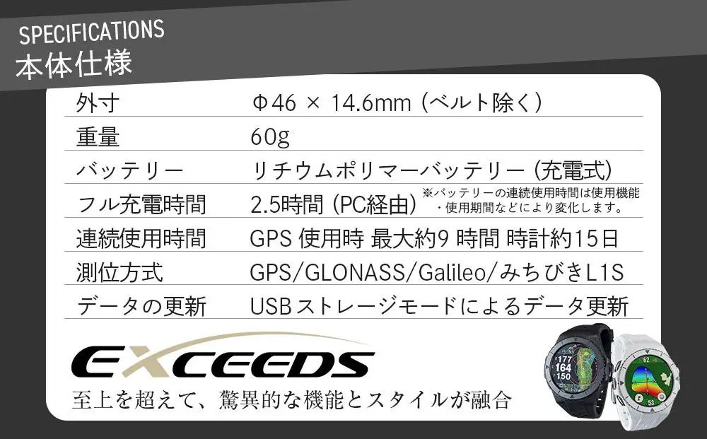  【訳あり】 ショットナビ Shot Navi EXCEEDS （ホワイト） ゴルフ 距離計