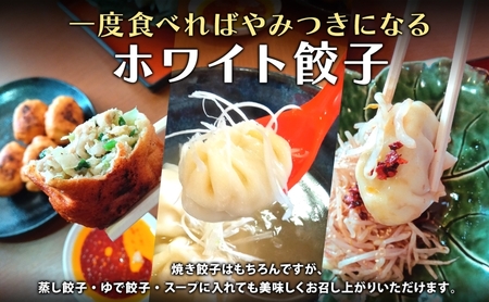 餃子のはながさ ホワイト餃子 16個×2パック お試し 冷凍 中華 点心 B級グルメ ご当地 野菜 おつまみ おかず 簡単調理 時短 豚肉 ポーク 大きめ ジューシー ギフト お取り寄せ 日高市