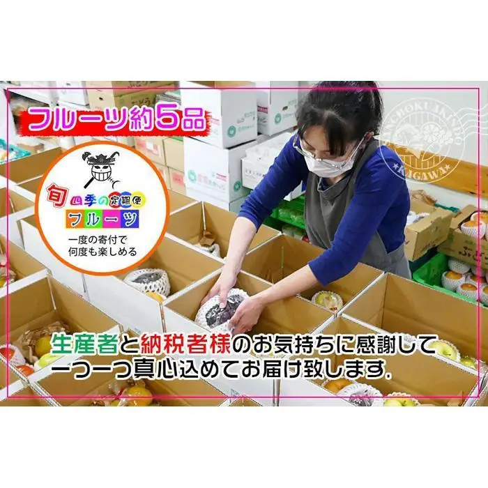 【お中元ギフト】＜産直あきんど＞厳選フルーツの詰め合わせ | お中元