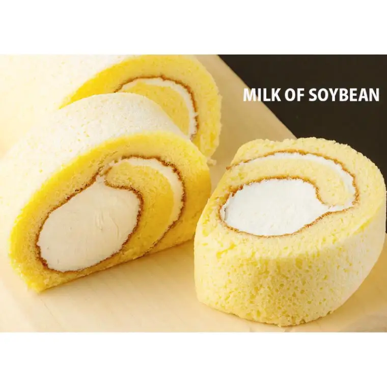 豆乳ロール デザート 洋菓子 ケーキ スイーツ 食べ物 お菓子 ロールケーキ (AQ049-1)