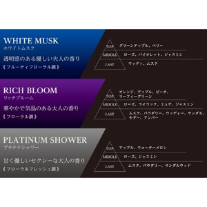 エルデュランファントム 3種類セット プラチナシャワー ホワイトムスク 晴香堂 HARUKADO