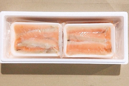 塩サーモンハラス220g×6P G-09005