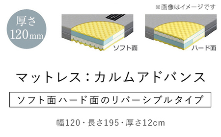【パラマウントベッド】電動ベッド インタイム1000 セミダブル 1＋1M RQA117SB マットレス：カルムアドバンス付 電動ベッド88＋マットレス10/ベッド 家具 寝具 健やか 爽やか 睡眠 千葉県 山武市 SMAL004