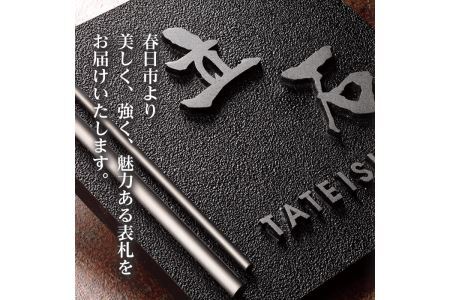 文字が主役!サイン風表札 スティロ KT-202(1点) 表札 洋風 おしゃれ オシャレ【ksg0267】【福彫】