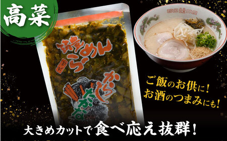 【3回定期便】 焼豚高菜生ラーメン とんこつ 6食セット 桂川町/ワイエスフード株式会社 [ADBP010] 博多 ラーメン 拉麺 豚骨 高菜 焼豚 チャーシュー 定期便 
