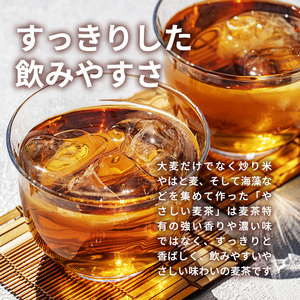 お茶 定期便 3ヶ月 GREEN DA・KA・RA やさしい麦茶 2L × 12本 2ケース 麦茶 定期 3回