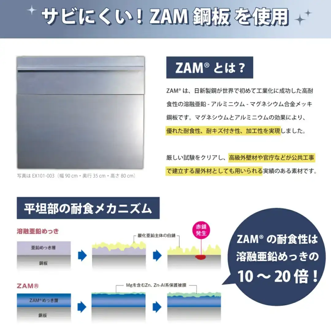 ダストボックス 燕三条製 屋外 大型 ゴミ箱 大容量 収納 幅60 奥行50 【117S002】