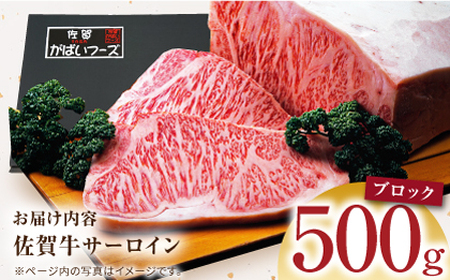 佐賀牛サーロインブロック500g HCS092 ブロック肉 黒毛和牛 A5