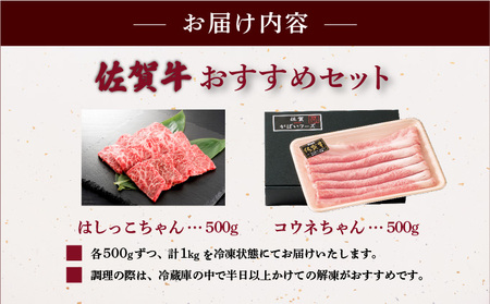 佐賀牛おススメセット各500g